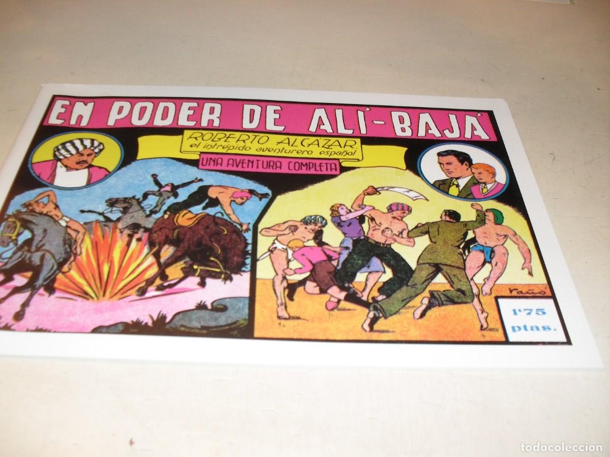 Livros de Banda Desenhada: (FACSIMIL)ROBERTO ALCAZAR 48 EN PODER DE ALI-BAJA,(DE 1219).VALENCIANA,1940.DE KIOSKO