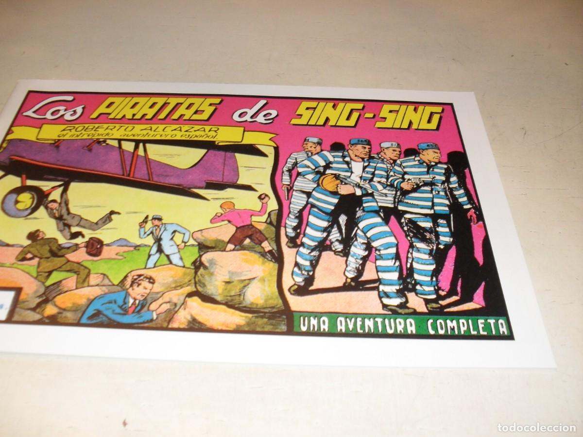 Livros de Banda Desenhada: (FACSIMIL)ROBERTO ALCAZAR 47 LOS PIRATAS DE SING-SING,(DE 1219).VALENCIANA,1940.DE KIOSKO
