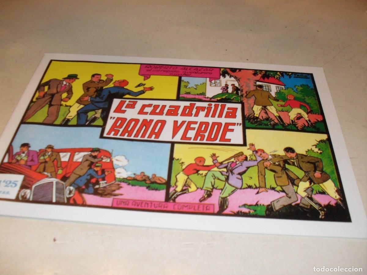 Livros de Banda Desenhada: (FACSIMIL)ROBERTO ALCAZAR 43 LA CUADRILLA RANA VERDE,(DE 1219).VALENCIANA,1940.DE KIOSKO