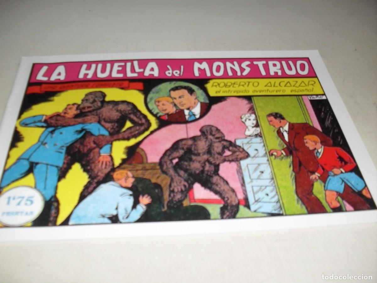 Comics: (FACSIMIL)ROBERTO ALCAZAR 37 LA HUELLA DEL MONSTRUO,(DE 1219).VALENCIANA,1940.DE KIOSKO
