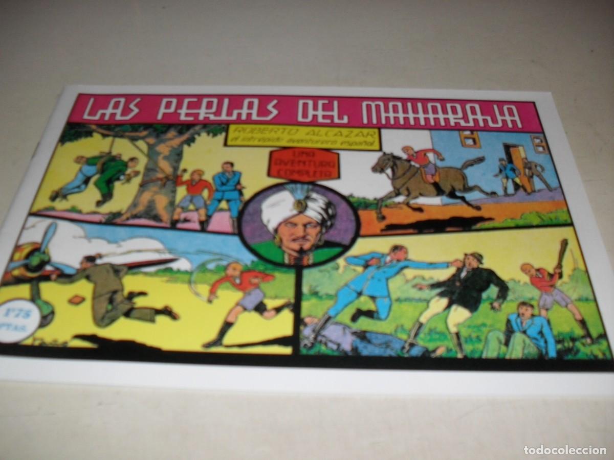 Comics: (FACSIMIL)ROBERTO ALCAZAR 36 LAS PERLAS DEL MAHARAJA,(DE 1219).VALENCIANA,1940.DE KIOSKO