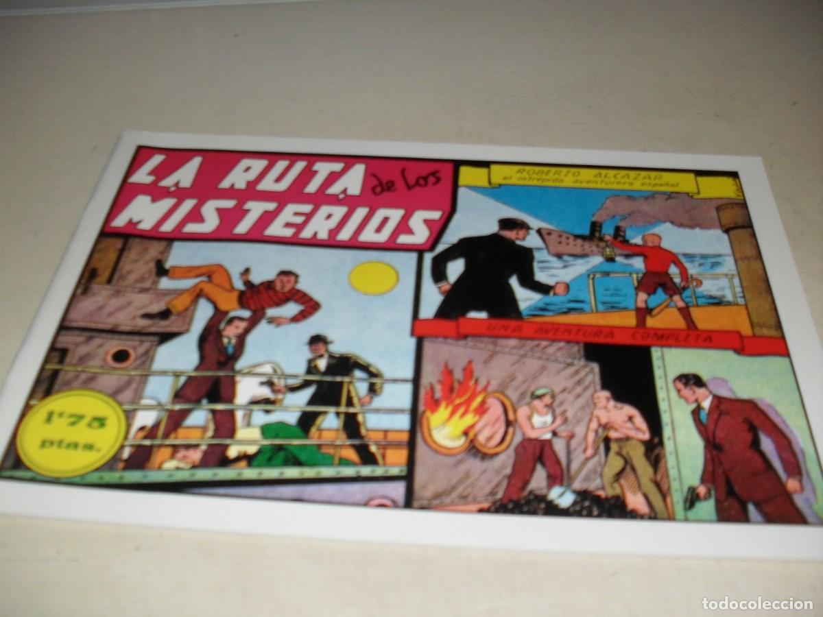 Comics: (FACSIMIL)ROBERTO ALCAZAR 35 LA RUTA DE LOS MISTERIOS,(DE 1219).VALENCIANA,1940.DE KIOSKO