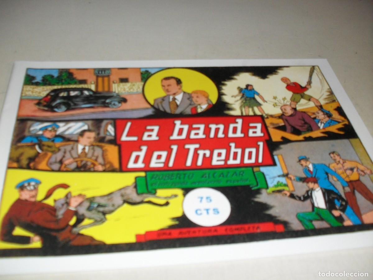 Comics: (FACSIMIL)ROBERTO ALCAZAR 32 LA BANDA DEL TREBOL,(DE 1219).VALENCIANA,1940.DE KIOSKO