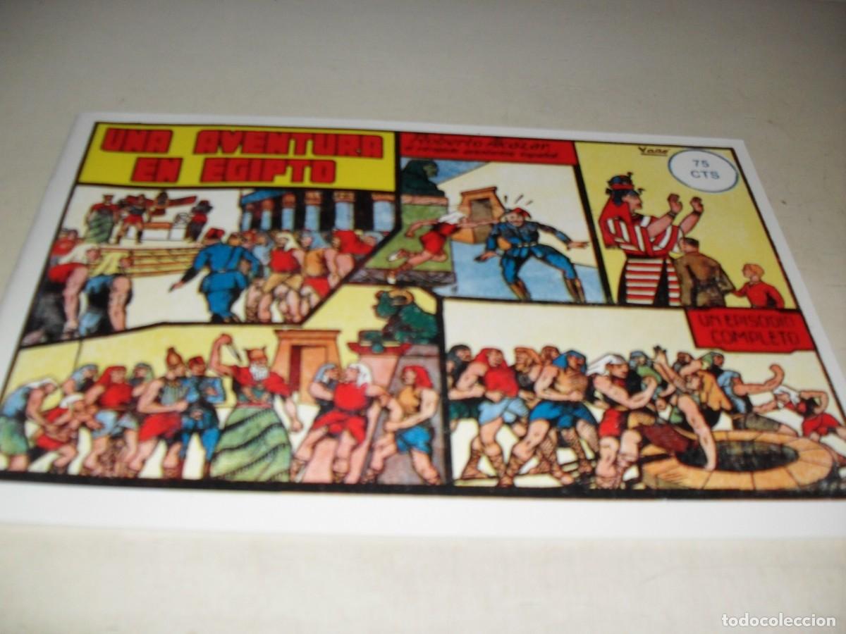 Comics: (FACSIMIL)ROBERTO ALCAZAR 21 UNA AVENTURA EN EGIPTO,(DE 1219).VALENCIANA,1940.DE KIOSKO
