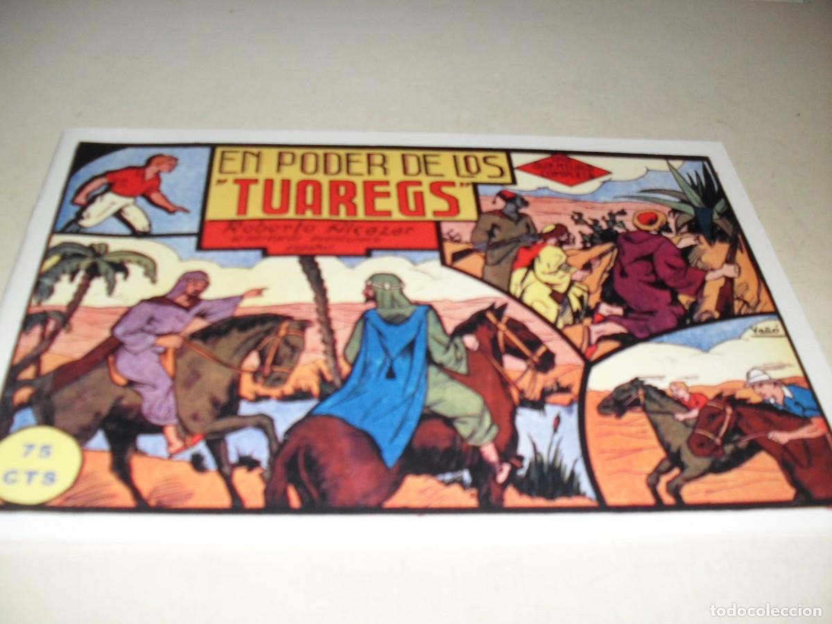 Comics: (FACSIMIL)ROBERTO ALCAZAR 18 EN PODER DE LOS TUAREGS,(DE 1219).VALENCIANA,1940.DE KIOSKO