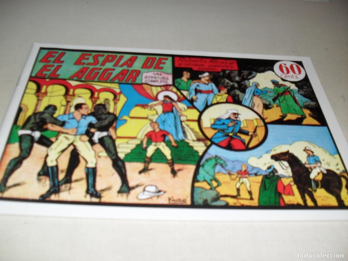 Comics: (FACSIMIL)ROBERTO ALCAZAR 16 EL ESPIA DE EL AGGAR,(DE 1219).VALENCIANA,1940.DE KIOSKO
