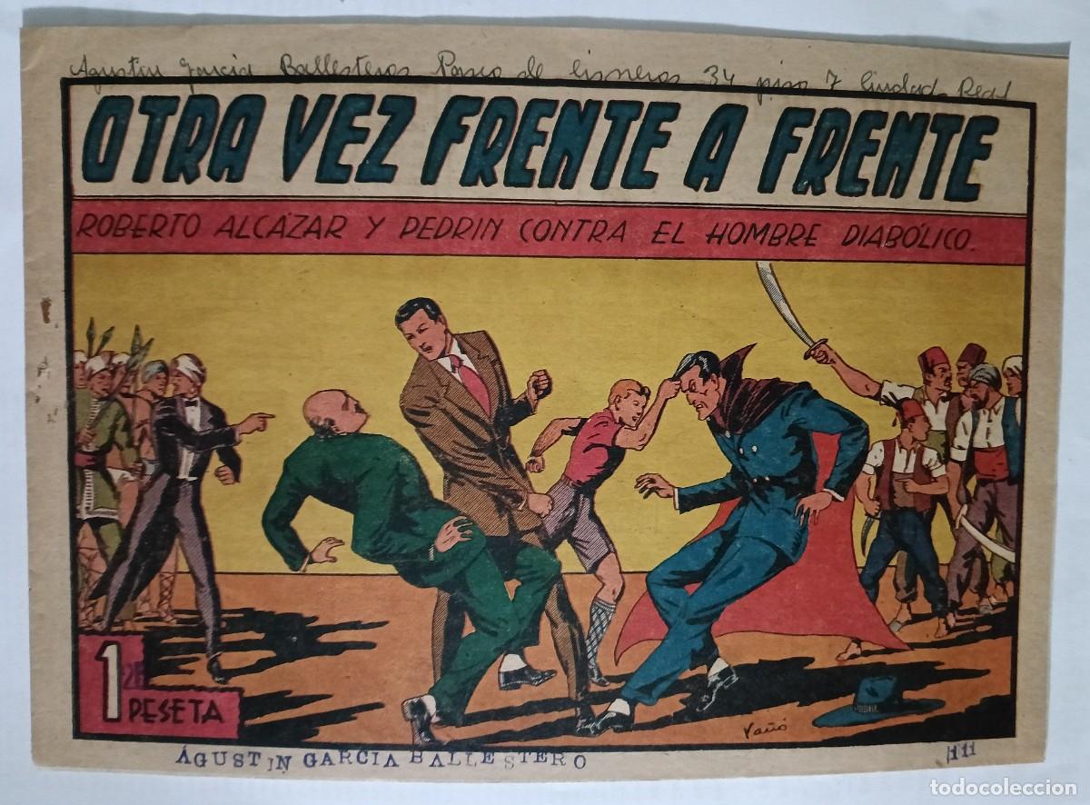 Comics: ROBERTO ALC&Aacute;ZAR Y PEDR&Iacute;N-CUADERNILLO SEMANAL- N&ordm; 111 -OTRA VEZ FRENTE A FRENTE-1947-BUENO-LEA-0829