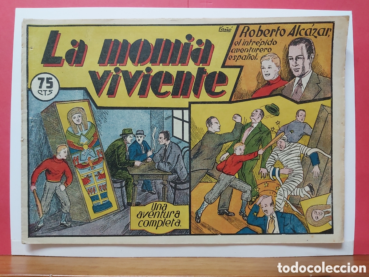 Tebeos: Archivo * ROBERTO ALCAZAR Y PEDRIN N&ordm; 6 * EDITORIAL VALENCIANA ORIGINAL *