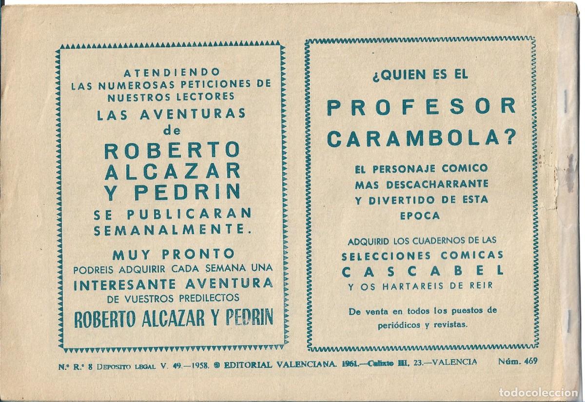 Tebeos: ROBERTO ALCAZAR ORIGINAL - NUM 469 - Foto 2