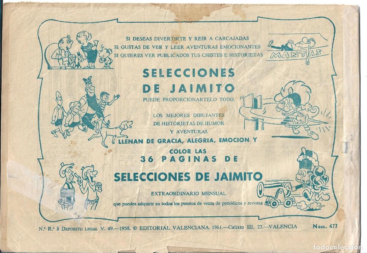 Tebeos: ROBERTO ALCAZAR ORIGINAL - NUM 477 - Foto 2