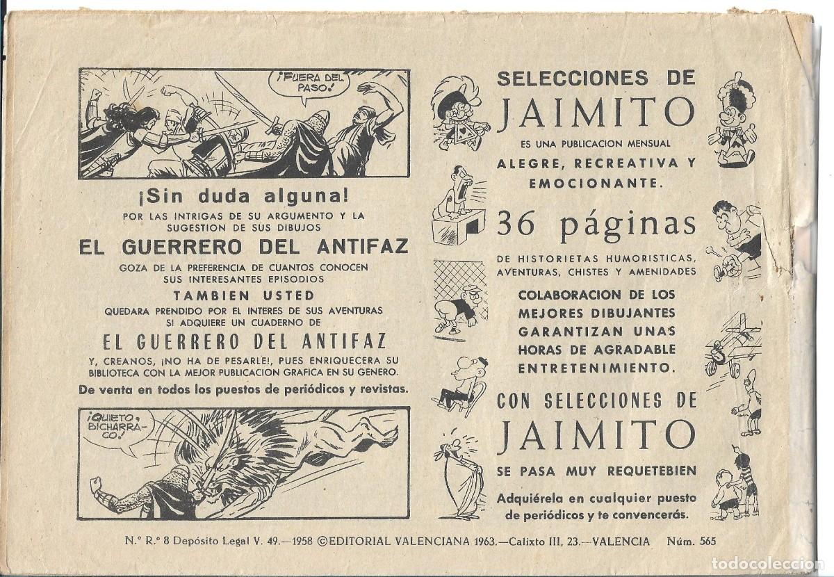 Tebeos: ROBERTO ALCAZAR ORIGINAL - NUM 565 - Foto 2
