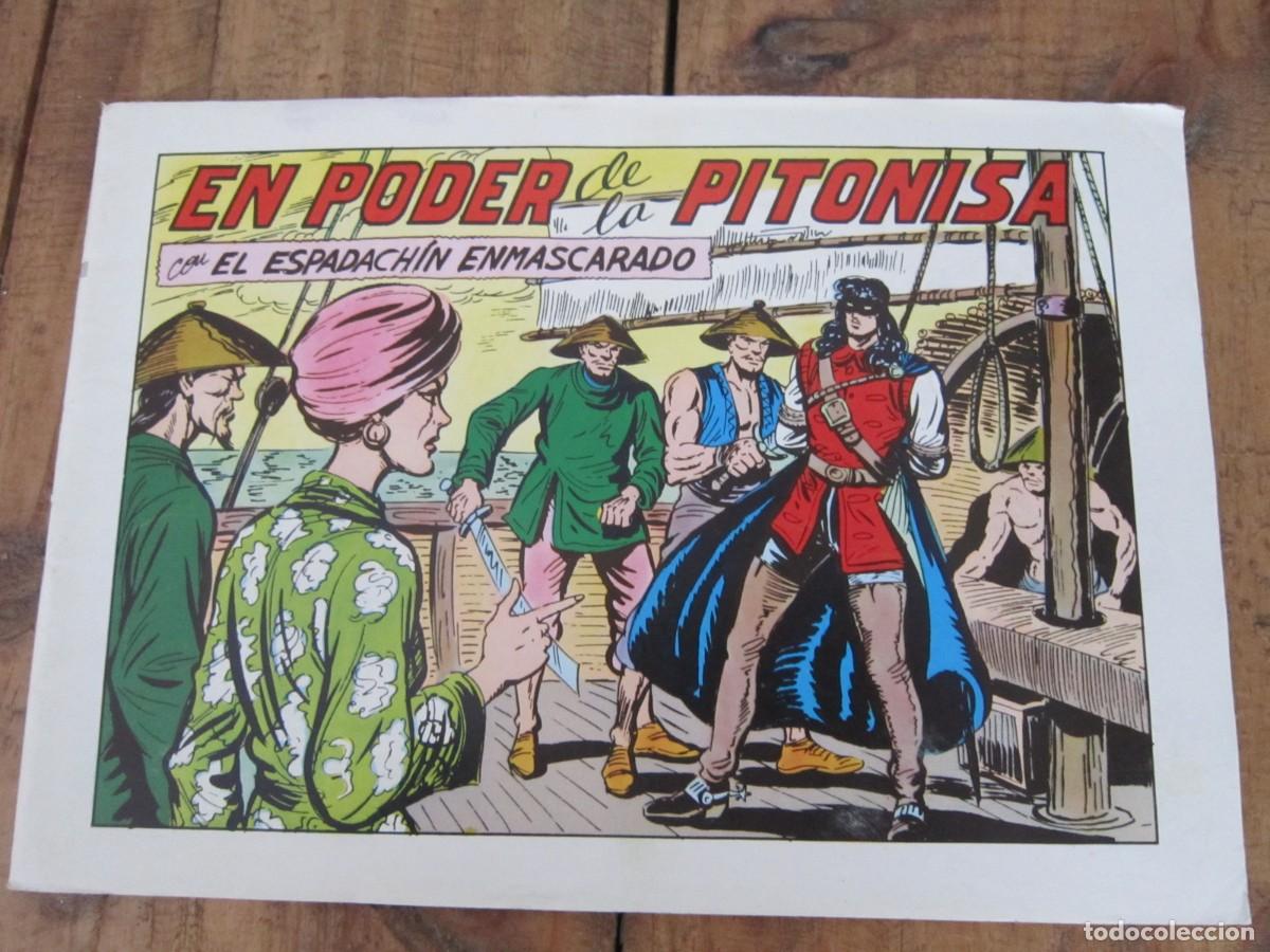 Tebeos: EL ESPADACHIN ENMASCARADO N&ordm; 66. EN PODER DE LA PITONISA. REEDICI&Oacute;N 1981 - Foto 1