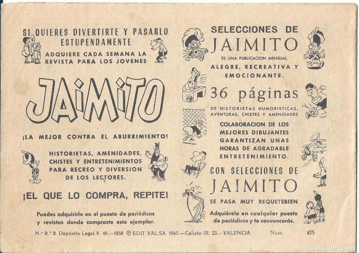 Tebeos: ROBERTO ALCAZAR ORIGINAL - NUM 675 - Foto 2