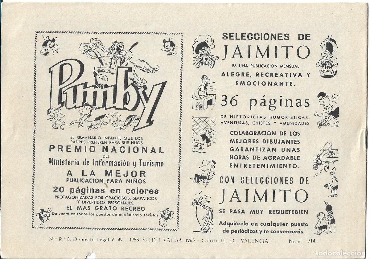 Tebeos: ROBERTO ALCAZAR ORIGINAL - NUM 714 - Foto 2