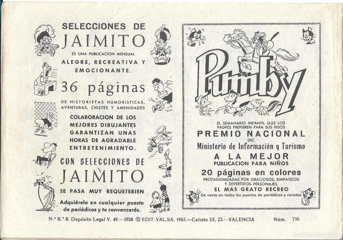 Tebeos: ROBERTO ALCAZAR ORIGINAL - NUM 716 - Foto 2