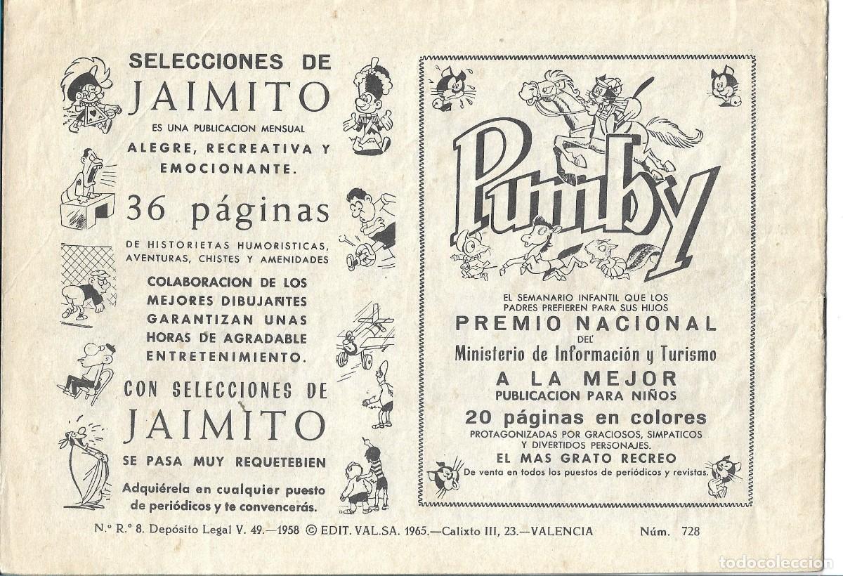 Tebeos: ROBERTO ALCAZAR ORIGINAL - NUM 728 - Foto 2