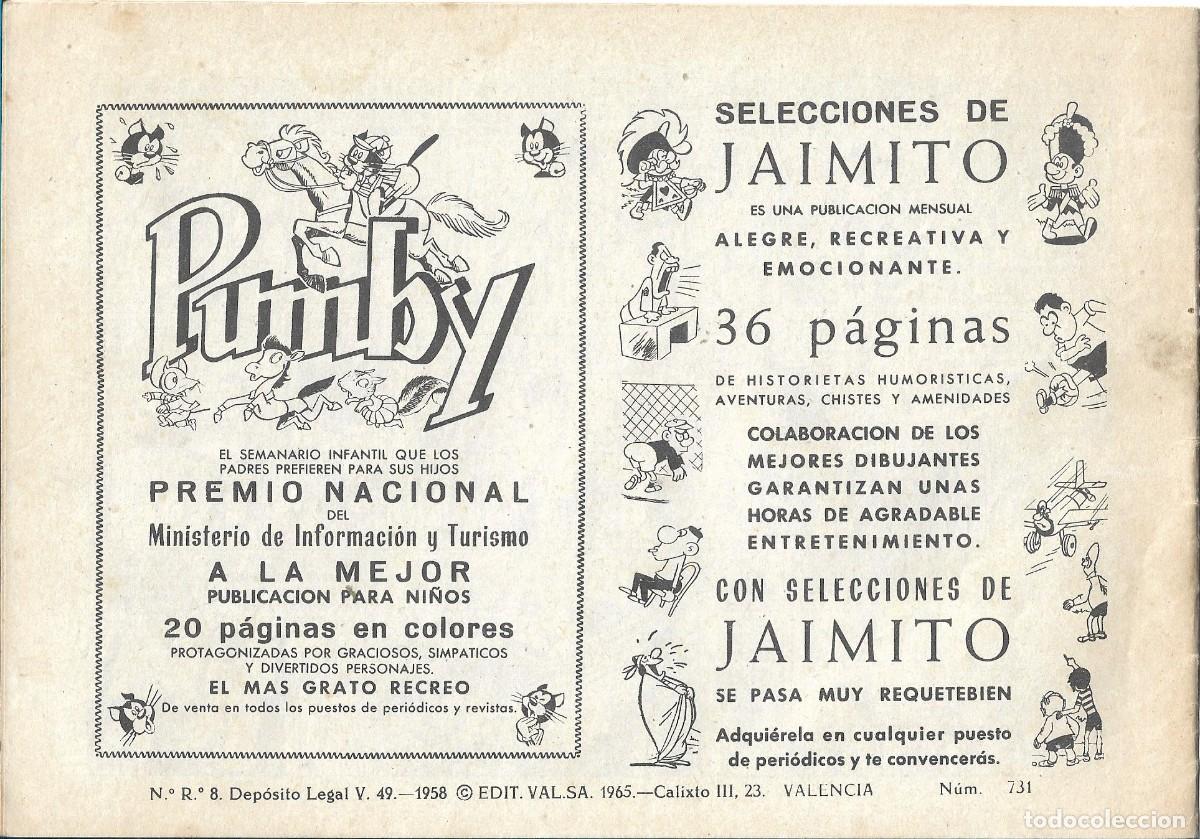 Tebeos: ROBERTO ALCAZAR ORIGINAL - NUM 731 - Foto 2