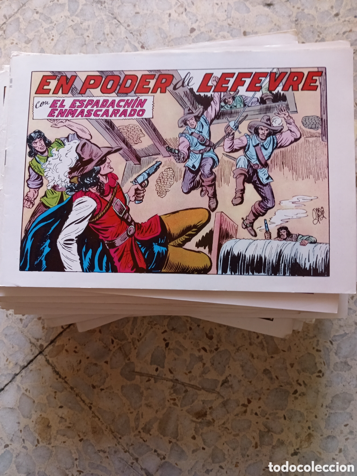 Tebeos: EL ESPADACHIN ENMASCARADO EN PODER DE LEFEVRE 72 - Foto 1