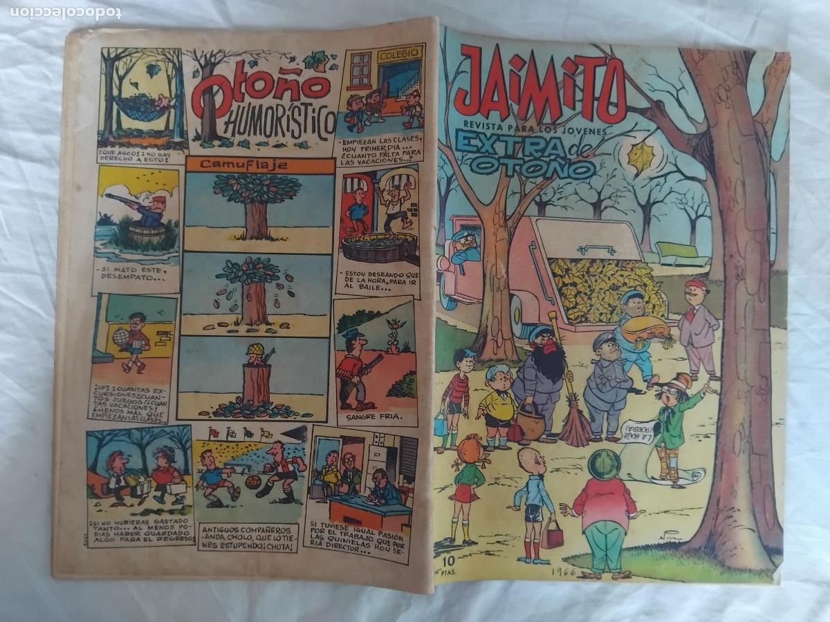 Tebeos: JAIMITO EXTRA DE OTO&Ntilde;O 1966. EDITORIAL VALENCIANA. - Foto 1