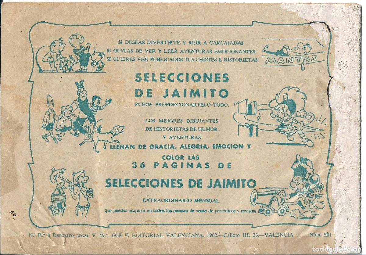 Tebeos: ROBERTO ALCAZAR ORIGINAL - NUM 501 - Foto 2