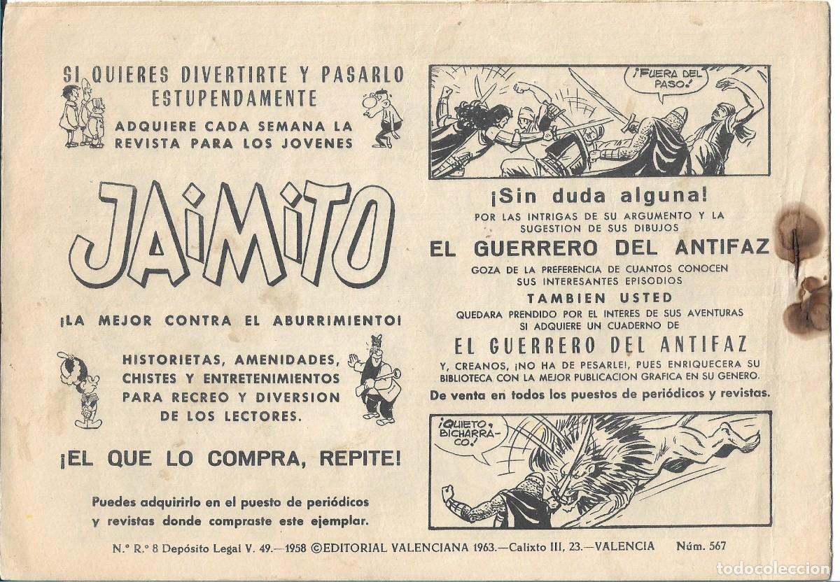 Tebeos: ROBERTO ALCAZAR ORIGINAL - NUM 567 - Foto 2