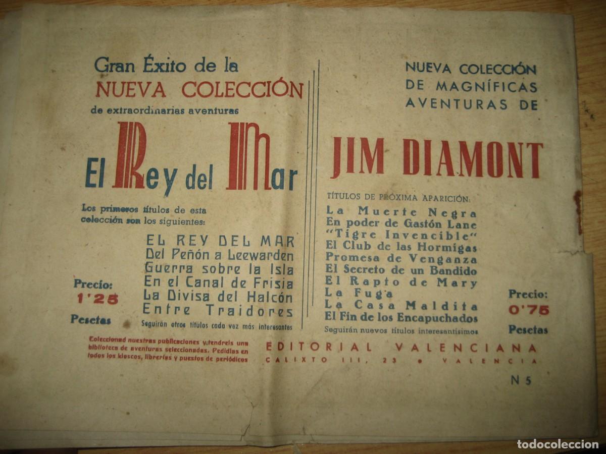 Tebeos: comic La divisa del Halcon , con el rey del mar . ed Valenciana . defectos - Foto 3