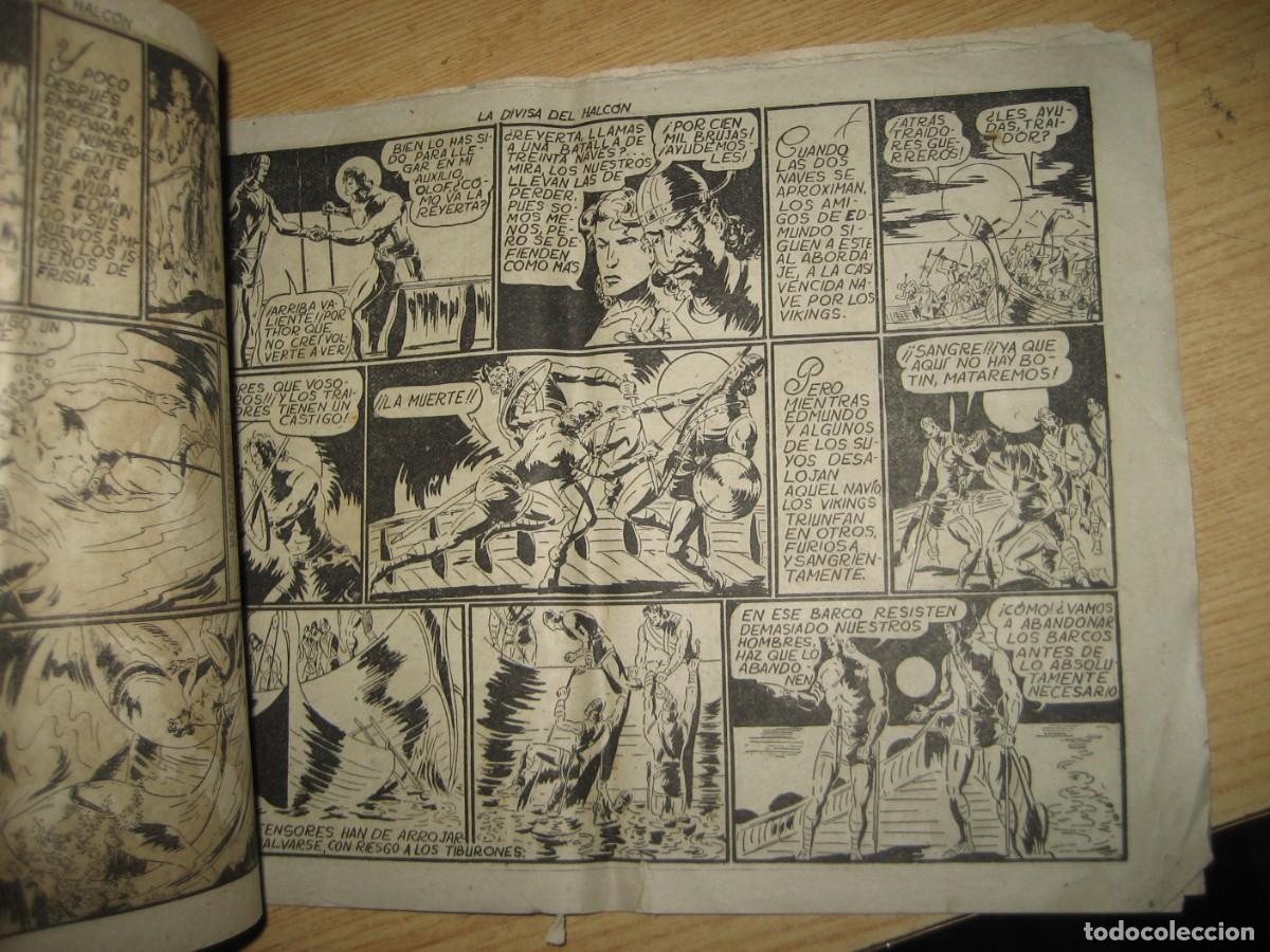 Tebeos: comic La divisa del Halcon , con el rey del mar . ed Valenciana . defectos - Foto 4