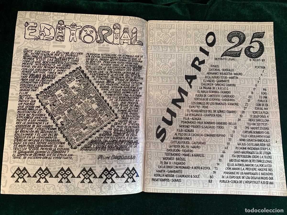 Tebeos: COMIC; MAKOKI &ndash; N&ordm; 25 BARCELONA - EL C&Oacute;MIC DE REFERENCIA DEL UNDERGROUND ESPA&Ntilde;OL. - Foto 3