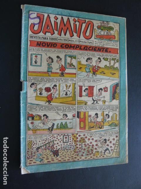 Tebeos: JAIMITO DE VALENCIANA N&ordm; 512 - Foto 1