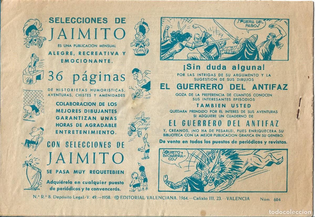 Tebeos: ROBERTO ALCAZAR ORIGINAL - NUM 604 - Foto 2