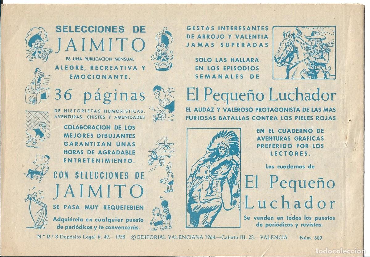 Tebeos: ROBERTO ALCAZAR ORIGINAL - NUM 609 - Foto 2