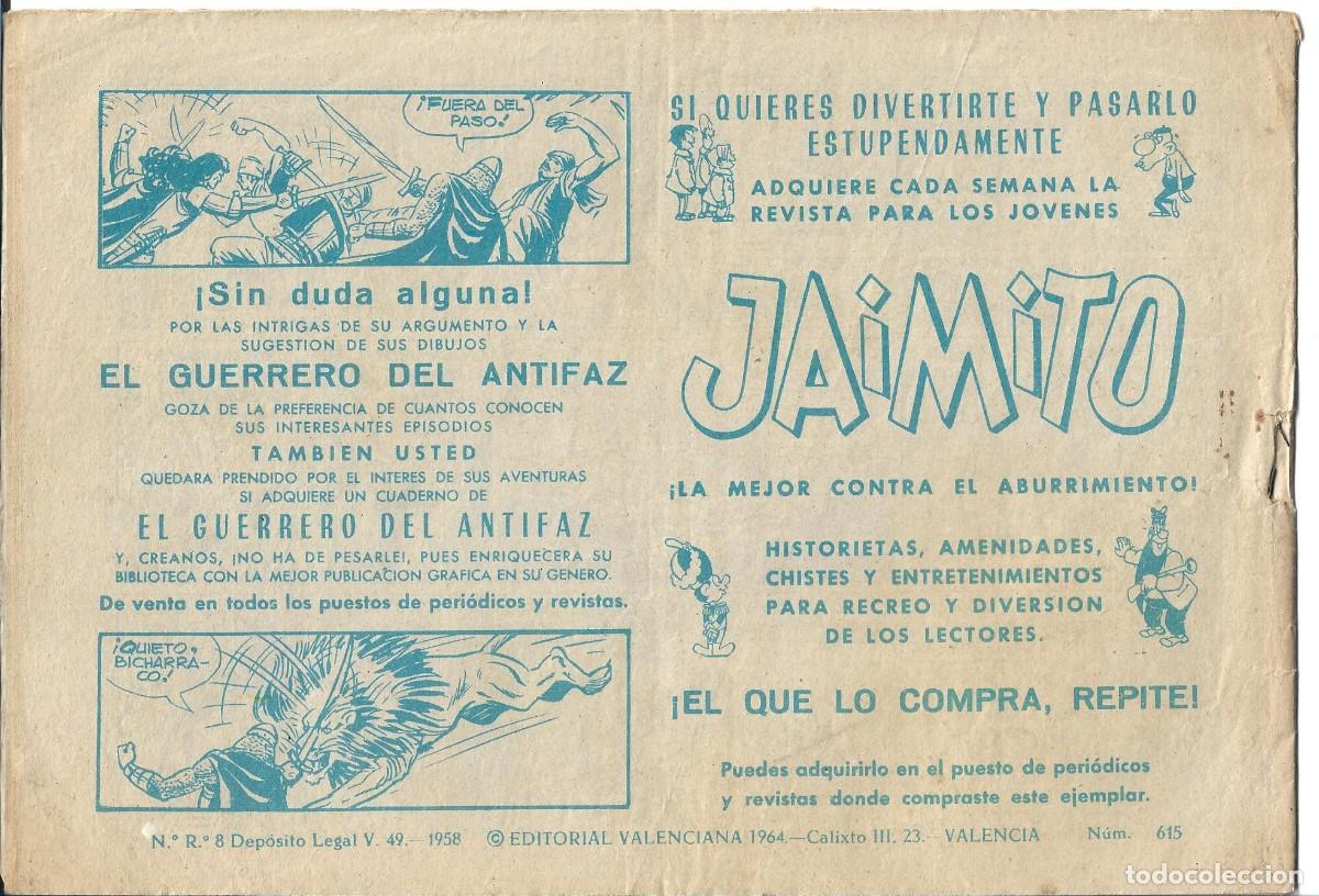 Tebeos: ROBERTO ALCAZAR ORIGINAL - NUM 615 - Foto 2
