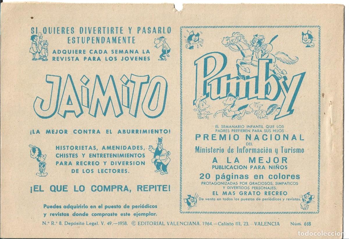 Tebeos: ROBERTO ALCAZAR ORIGINAL - NUM 618 - Foto 2