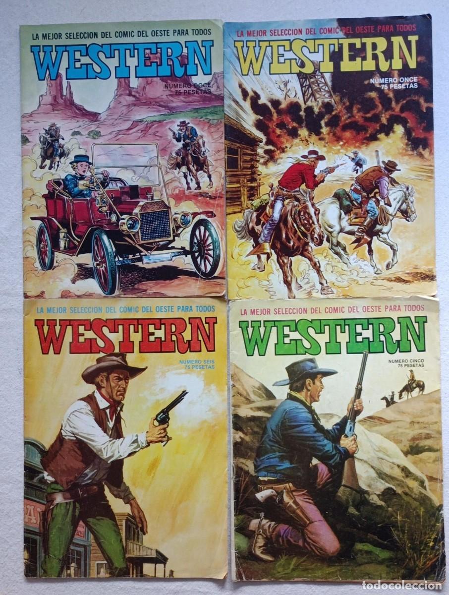 Tebeos: Comic WESTERN 4 n&uacute;meros 5-6-11-12 - Foto 1