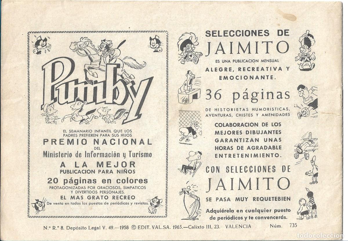 Tebeos: ROBERTO ALCAZAR ORIGINAL - NUM 735 - Foto 2