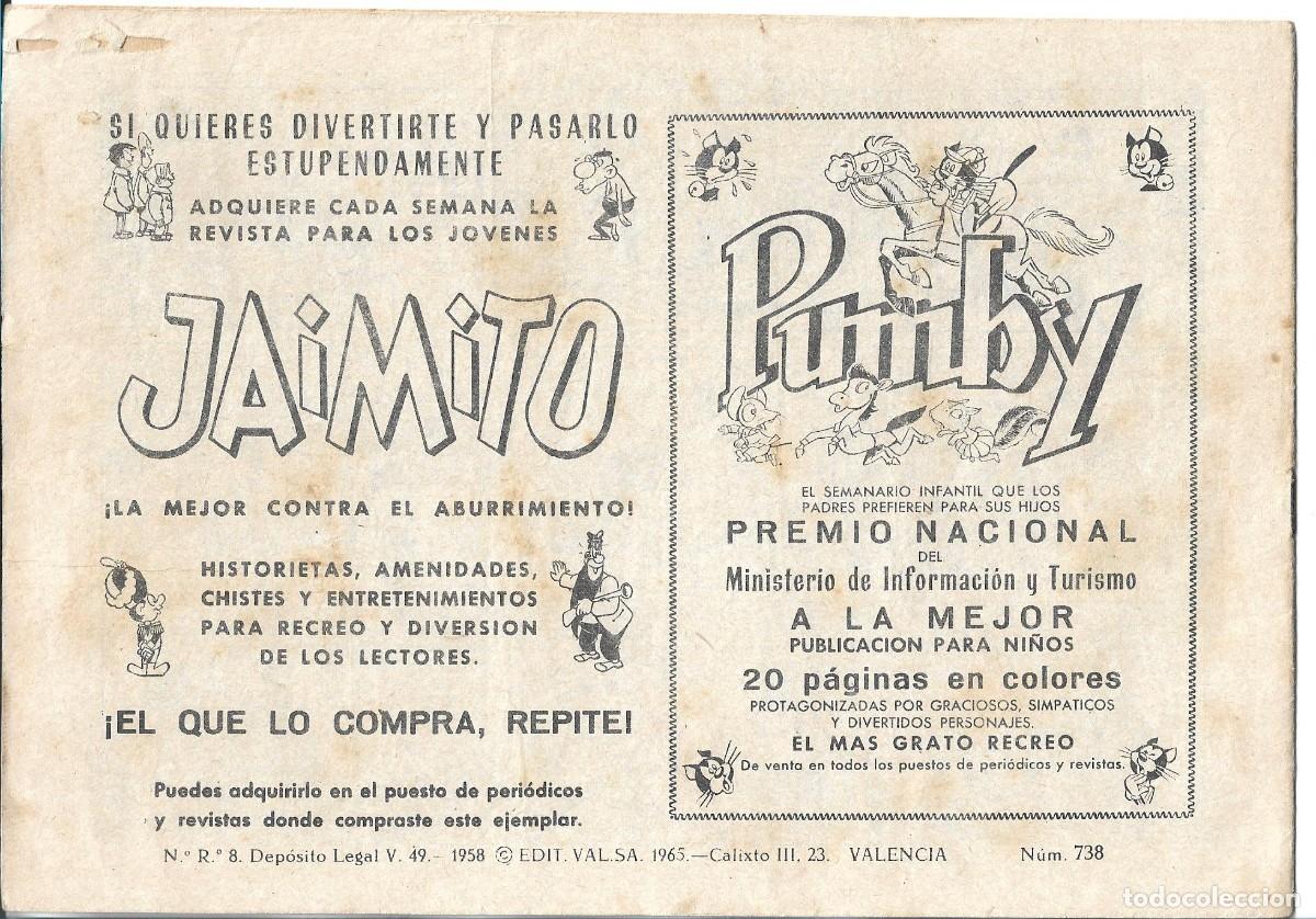 Tebeos: ROBERTO ALCAZAR ORIGINAL - NUM 738 - Foto 2