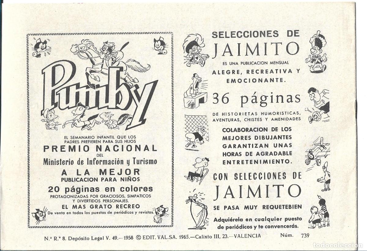 Tebeos: ROBERTO ALCAZAR ORIGINAL - NUM 739 - Foto 2
