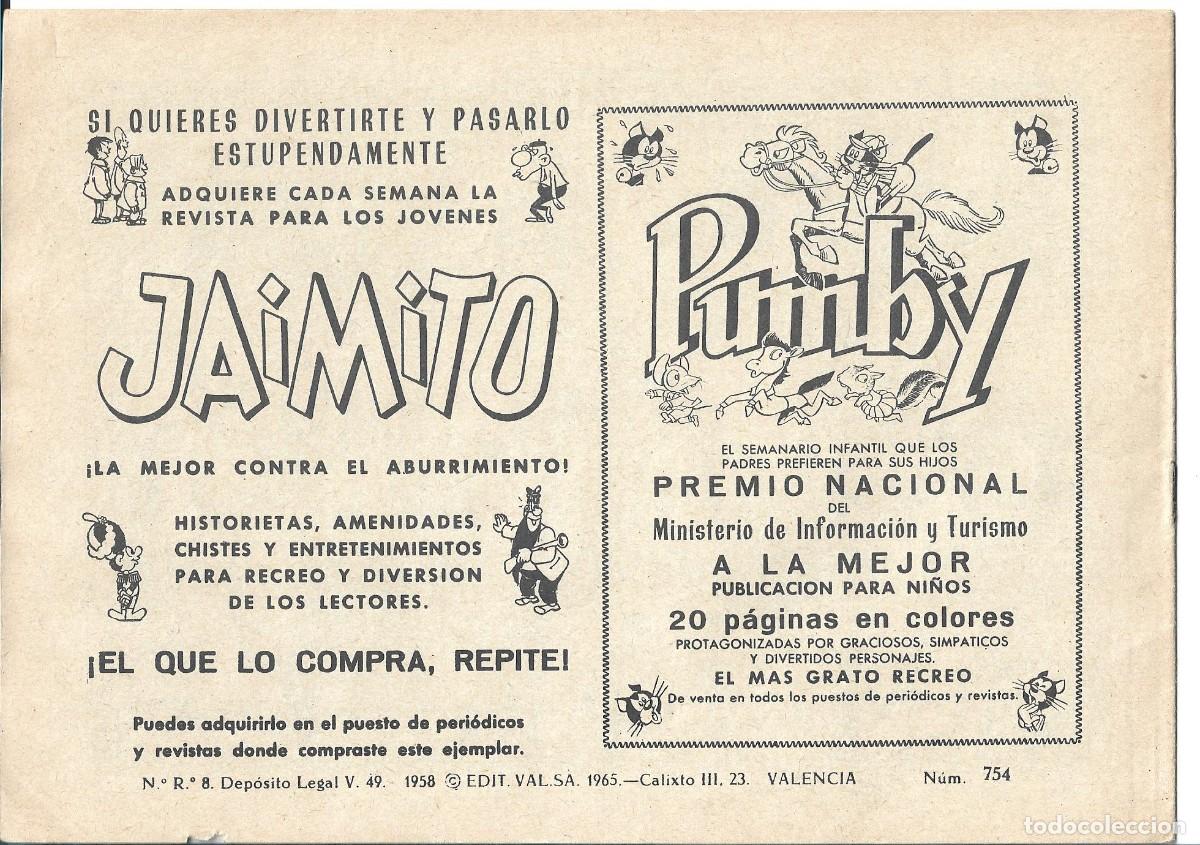 Tebeos: ROBERTO ALCAZAR ORIGINAL - NUM 754 - Foto 2