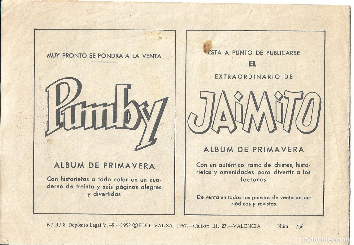 Tebeos: ROBERTO ALCAZAR ORIGINAL - NUM 756 - Foto 2