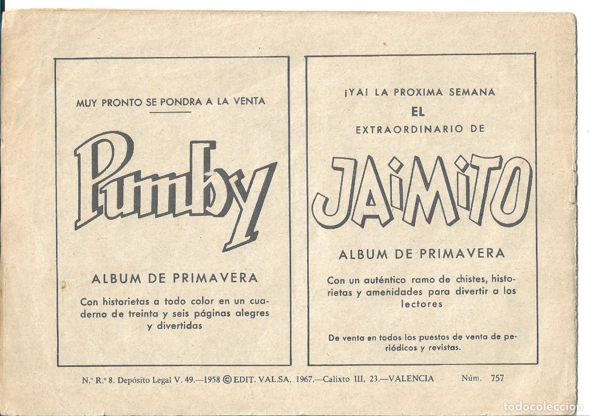 Tebeos: ROBERTO ALCAZAR ORIGINAL - NUM 757 - Foto 2