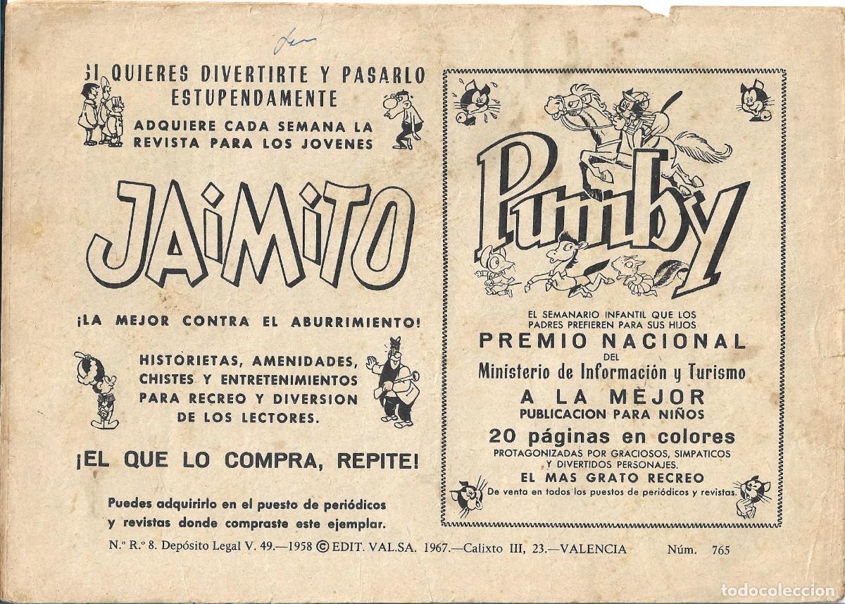 Tebeos: ROBERTO ALCAZAR ORIGINAL - NUM 765 - Foto 2