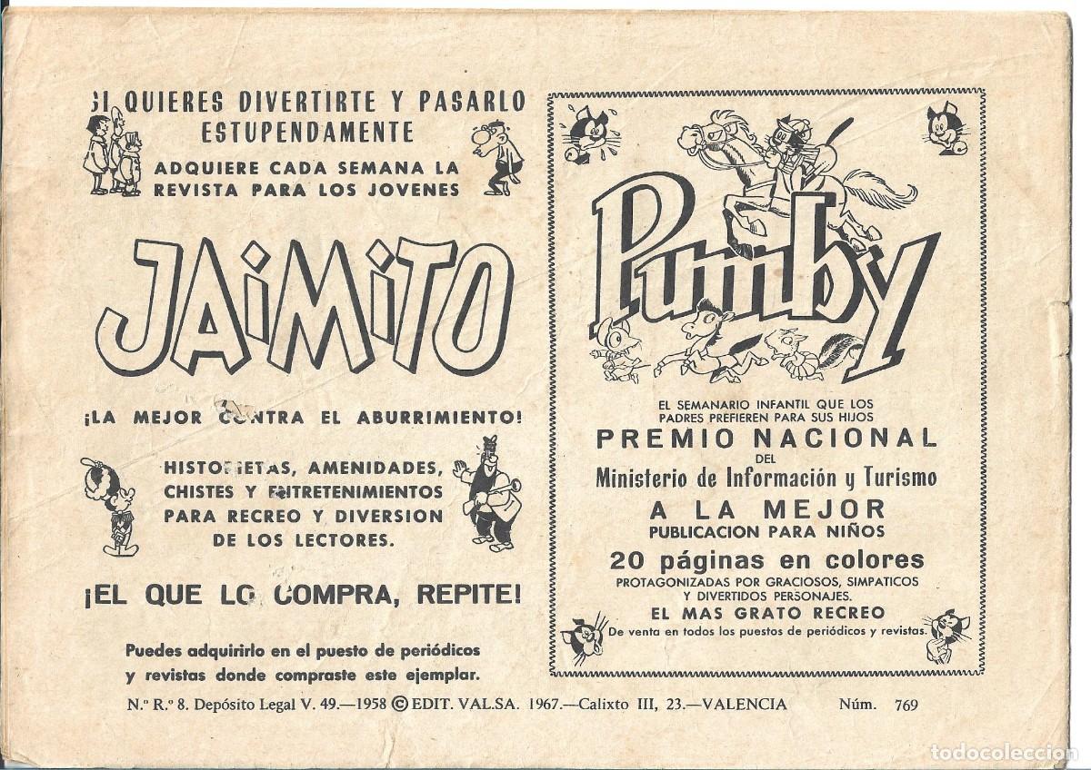 Tebeos: ROBERTO ALCAZAR ORIGINAL - NUM 769 - Foto 2