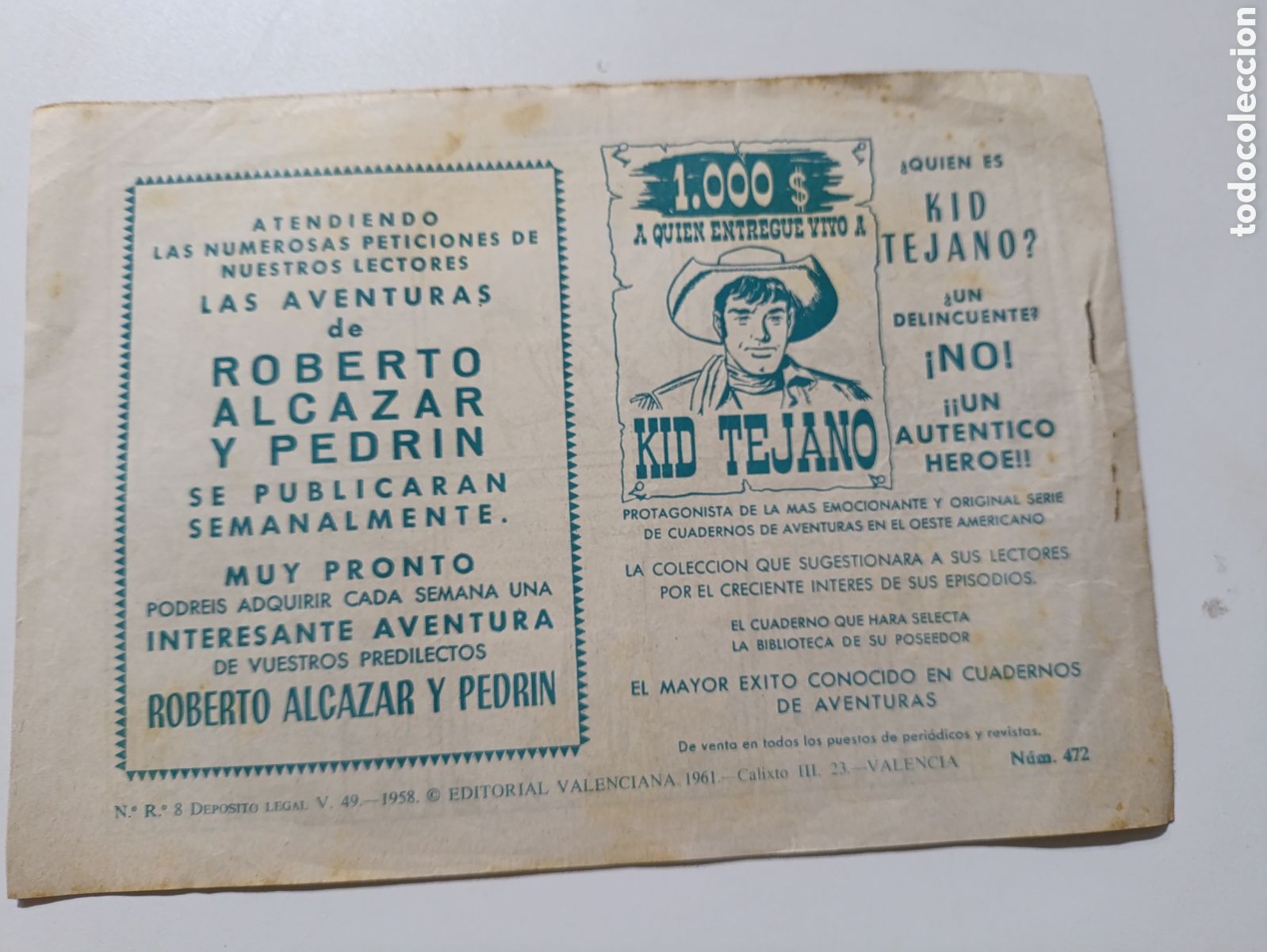 Tebeos: Roberto Alcazar y Pedrin n&uacute;m 472 - Foto 2