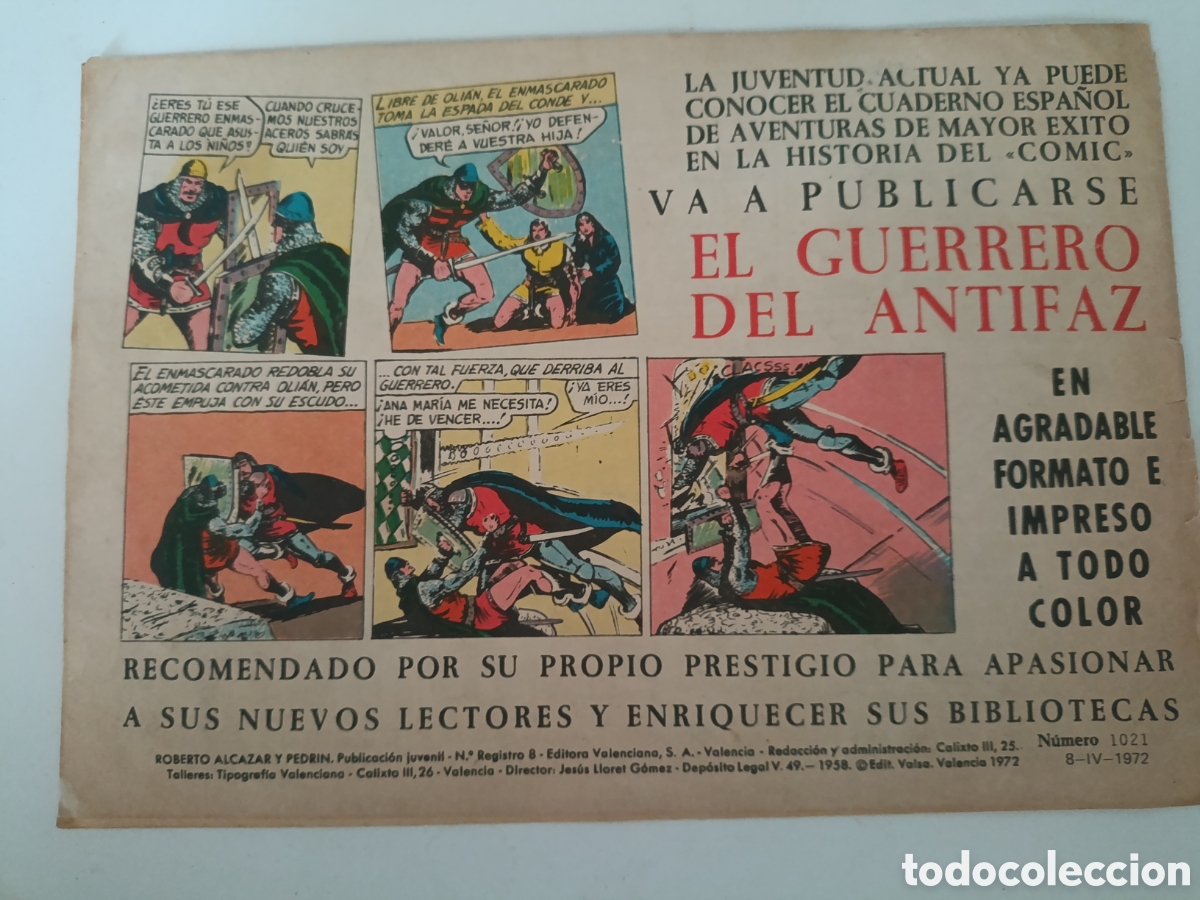 Tebeos: Roberto Alcazar y Pedrin n&uacute;m 1021 - Foto 2