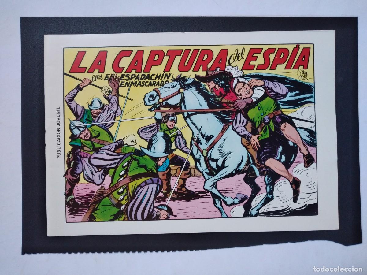 Tebeos: EL ESPADACHIN ENMASCARADO NÚMERO Nº 11 LA CAPTURA DEL ESPIA SEGUNDA EDICIÓN EDITORIAL VALENCIANA