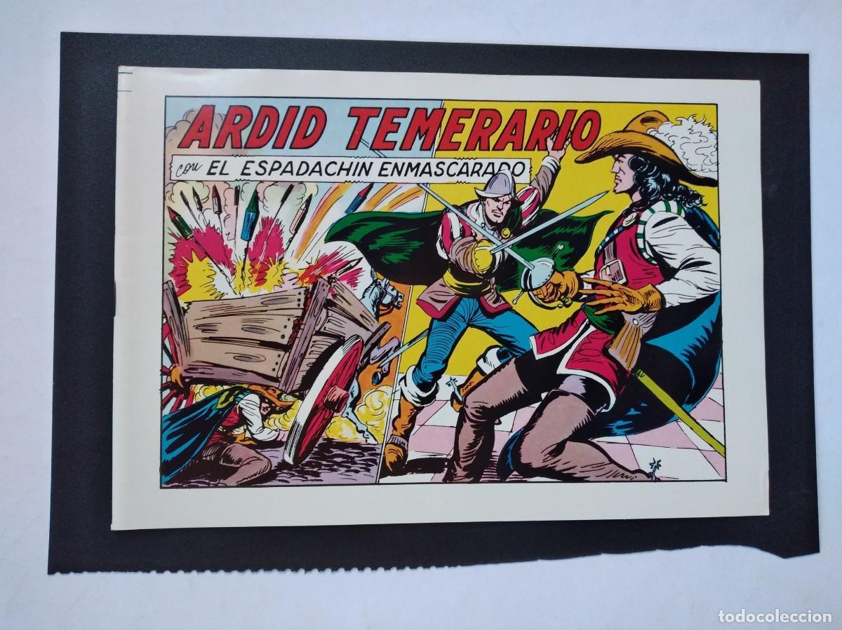 Tebeos: EL ESPADACHIN ENMASCARADO NÚMERO Nº 49 ARDID TEMERARIO SEGUNDA EDICIÓN EDITORIAL VALENCIANA APAISADO