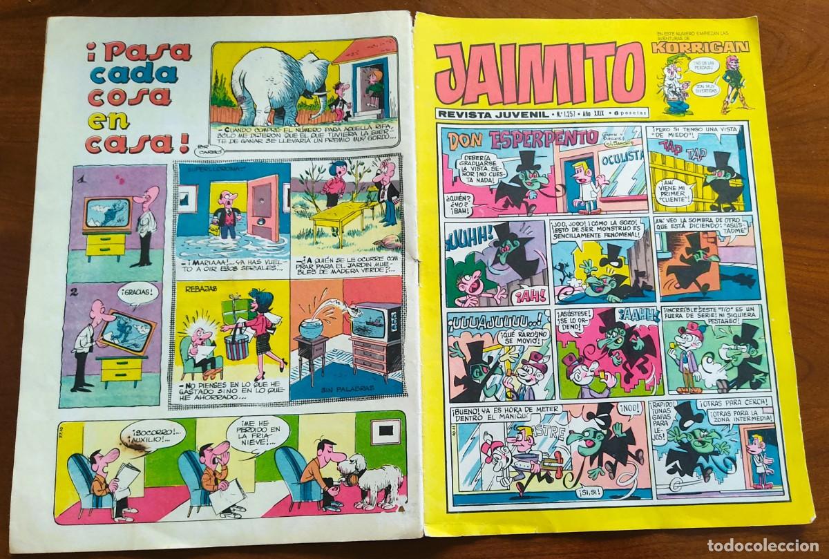 Tebeos: JAIMITO N&ordm; 1.257 - EDIVAL - Foto 2