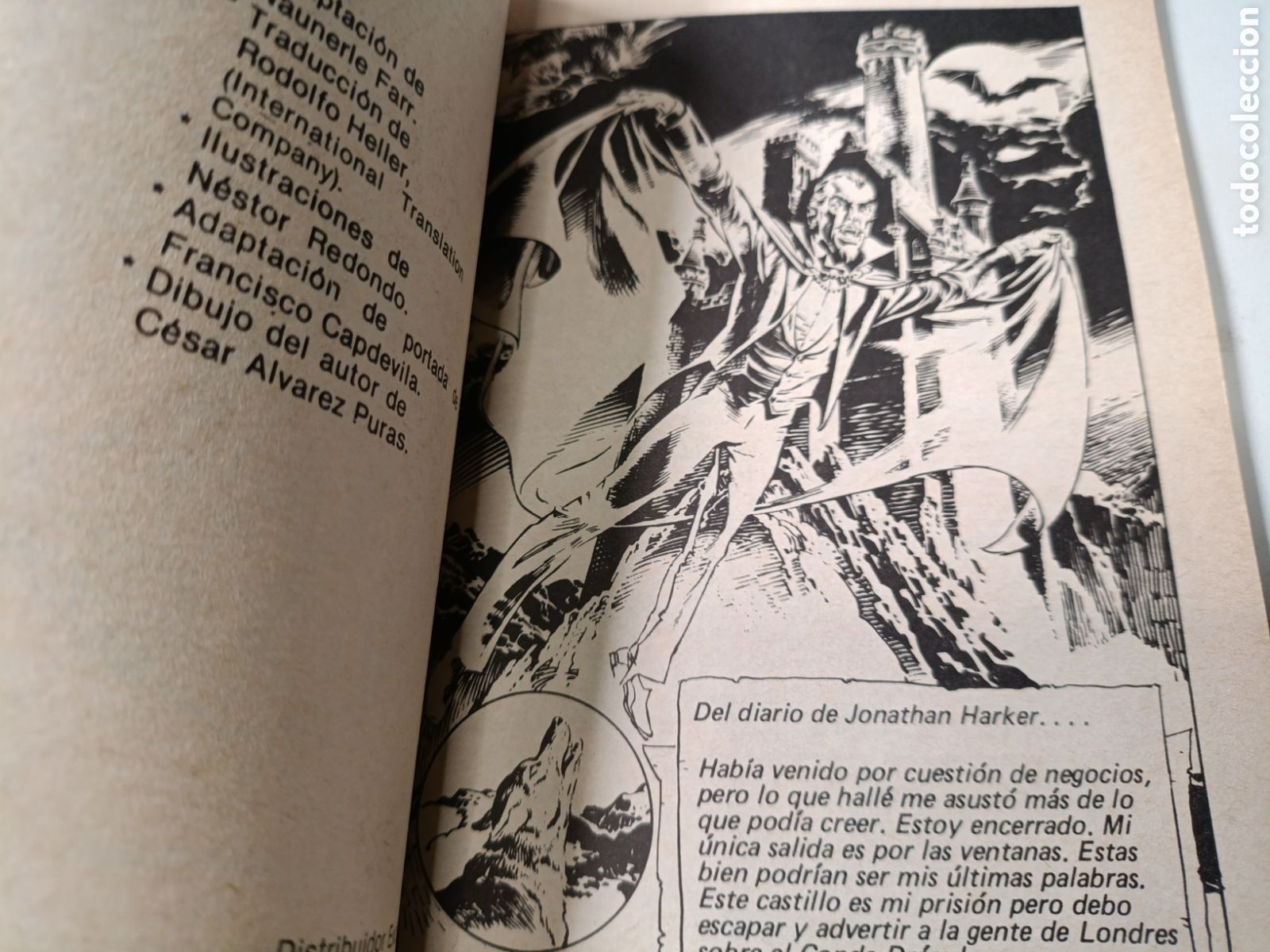 Tebeos: Libro Grafico Dr&aacute;cula de Bram Stoker a&ntilde;o 1982 - Foto 2