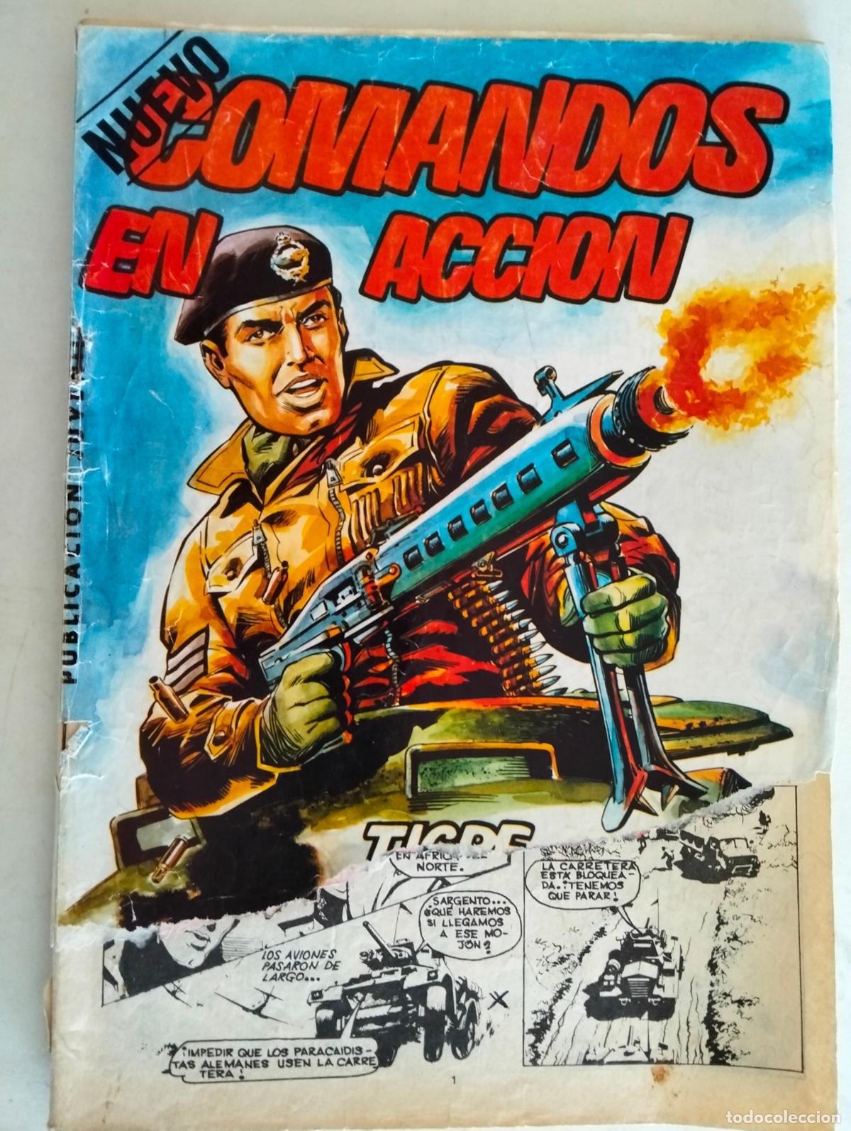 Tebeos: COMANDOS EN ACCION, N&ordm; 2, EDITORA VALENCIANA - Foto 1