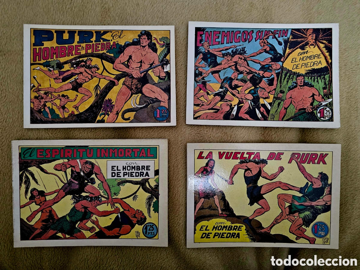 Tebeos: 12 Comics &rdquo;Purk, El Hombre de Piedra&rdquo; - Foto 3